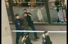 Pierwszy z zatrzymanych w Sztokholmie po ataku ciężarówką.