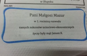 Ogłoszenie z klasą! Janusze to porządne chłopy.