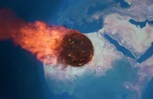 Meteoryt eksplodował w atmosferze jak bomba atomowa