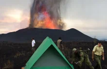 Virunga - Park Narodowy aktywnych wulkanów.