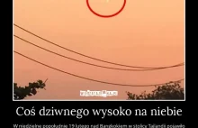 Coś dziwnego wysoko na niebie