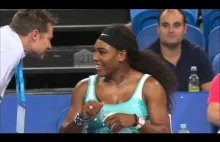 Serena Williams zamawia espresso na korcie