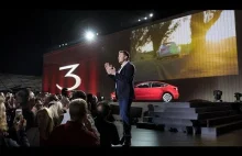 Elon Musk prezentuje Tesla Model 3