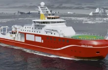 Brytyjscy internauci wybrali nazwę dla nowego arktycznego statku badawczego.