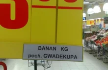 Banan wprost z Gwadekupy