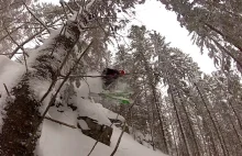 April Powder Freeride Skiing - Tatry
