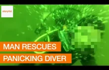 Atak paniki na głębokości 15 metrów.