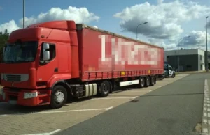 Ukrainiec pił piwo podczas jazdy ciężarówką po A2 i zasypiał za kierownicą