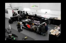 Time lapse z budowy samochodu LMP2 zespołu Strakka Racing