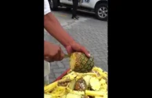 Szybkie i precyzyjne obieranie ananasa