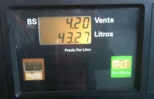 Tymczasem cena ropy w Wenezueli ;)