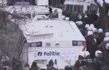 Spałowali białych kibiców w Brukseli, bo sprzeciwili się terrorowi islamistów