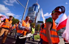 Miasto zablokowane. Trwa protest drwali [WIDEO, ZDJĘCIA] - Wiadomości -...