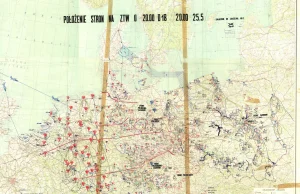 Mapa działania w wypadku wybuchu wojny totalnej.