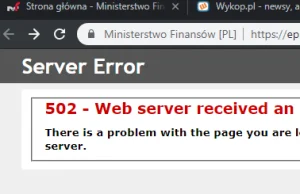 ePIT - ministerstwo nieświadomie zorganizowało sobie atak DDOS.