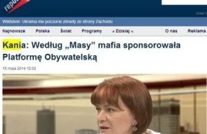 „Mafia sponsorowała Platformę Obywatelską”