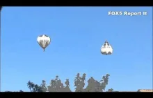 Upside-down balloon seen flying over Las Vegas