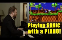 Playing Sonic with a Piano