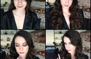 Gwiazdy Porno przed i po make-up'ie