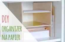 DIY - organizer na papier