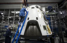 SpaceX przygotowywuje się do testu załogowego statku kosmiczego Dragon