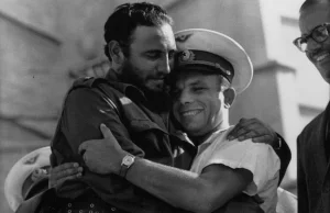 Spotkanie Jurija Gagarina z Fidelem Castro w 1961r.