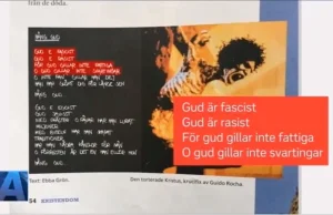 Szkolny podręcznik w Szwecji: "Bóg jest faszystą i rasistą"