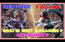 Talon Vs Rengar - Who Is Best Assassin - Preseason 7 - League Of Legends