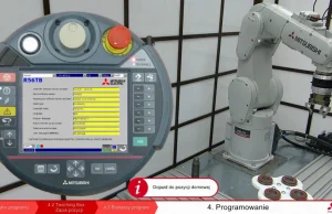 Videokurs programowania robotów przemysłowych Mitsubishi MELFA • iAutomatyka.pl