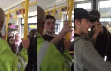 Rasistowski atak w tramwaju w Anglii.