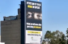 Najpierw antypolski klip, teraz zakłamany billboard w Izraelu!