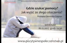 Gdzie szukać pomocy? Jak wyjść ze złego otoczenia