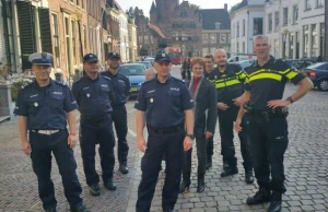 "Mieli oczy szeroko otwarte". Polscy policjanci odwiedzili coffeeshop w Holandii