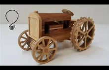 Wooden Tractor