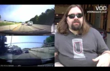 Wideo z wypadku Tesli z autopilotem