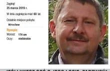 Wrocław - zaginął tata mojego kolegi, 60 letni Bogdan Nałęcz
