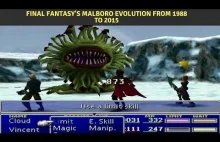 Final Fantasy's Malboro Evolution From 1988 to 2015