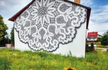 Koronkowy mural z Bobowej wśród 20 najpiękniejszych na świecie