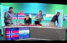 Reakcja w norweskiej TV na zdobycie bramki przez San Marino