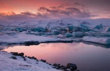 Potworna zimowa Islandia z drona 4K