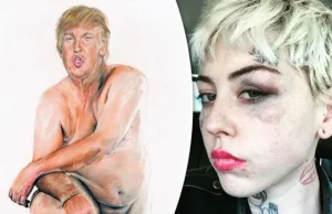 Artist who painted NUDE Donald Trump for UK exhibition BEATEN UP after...