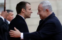 Macron poleci do Izraela świętować wyzwolenie Auschwitz