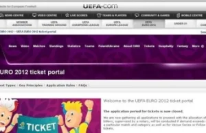 portal z fałszywymi biletami na Euro 2012