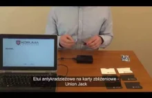 Test etui antykradzieżowych ZABEZPIECZAJĄCYCH KARTY ZBLIŻENIOWE RFID