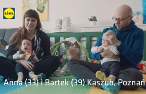 Budowlańcy i rodzice reklamują wędliny, jogurty i pieluchy marek własnych Lidla