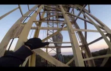 Climbing on a drilling rig Kolejna wspinaczka