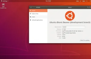 Ubuntu 18.04 LTS będzie wspierane przez 10 lat.