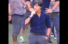 Loew picks his nose and shakes hands with Ronaldo Germany 4 - 0 Portugal