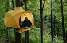 HUBA - namiot, który może wisieć na drzewie.