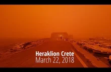 Afrykański piasek przykrył Kretę